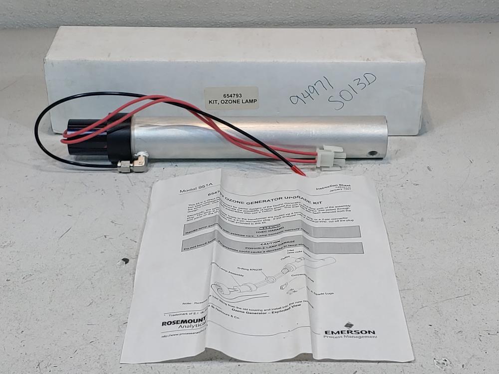 Rosemount Emerson 654793 Ozone Generator Upgrade Kit 951A