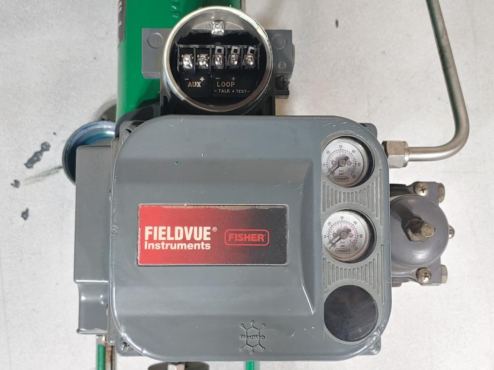 Fisher EZ 1" 300# Actuated Control Valve Type 667 w/ Fieldvue Positioner DVC6010