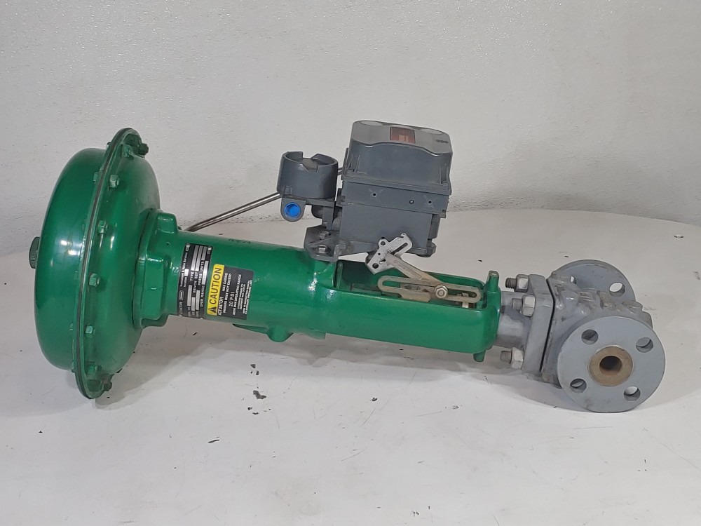 Fisher EZ 1" 300# Actuated Control Valve Type 667 w/ Fieldvue Positioner DVC6010