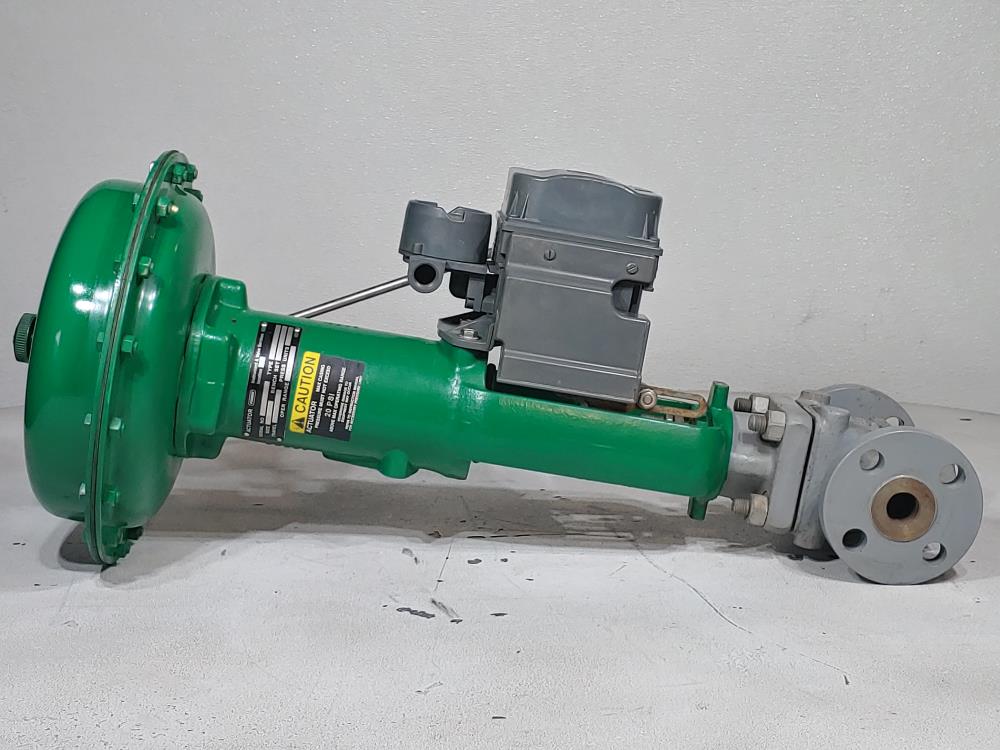 Fisher EZ 1" 300# Actuated Control Valve Type 667 w/ Fieldvue Positioner DVC6010