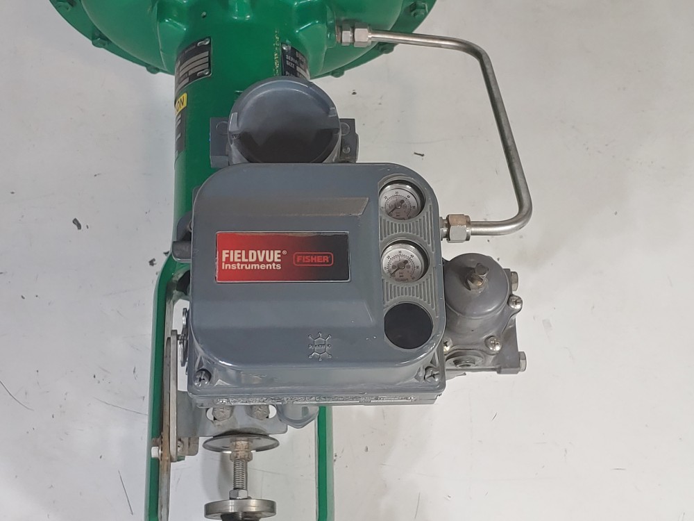 Fisher EZ 1" 300# Actuated Control Valve Type 667 w/ Fieldvue Positioner DVC6010