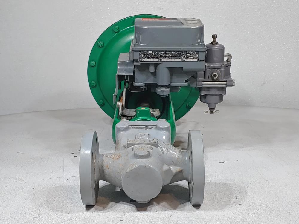 Fisher EZ 1" 300# Actuated Control Valve Type 667 w/ Fieldvue Positioner DVC6010