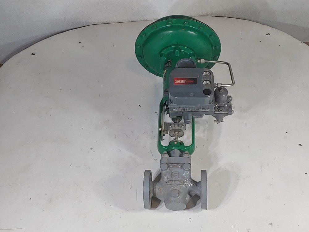 Fisher EZ 1" 300# Actuated Control Valve Type 667 w/ Fieldvue Positioner DVC6010