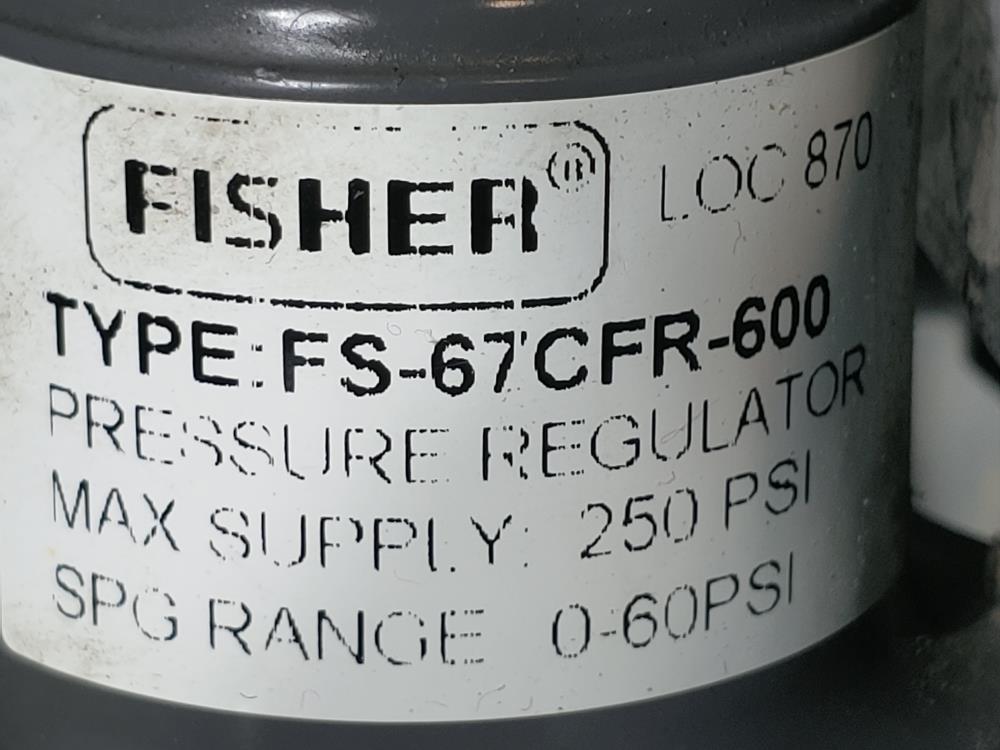 Fisher EZ 1" 300# Actuated Control Valve Type 667 w/ Fieldvue Positioner DVC6010