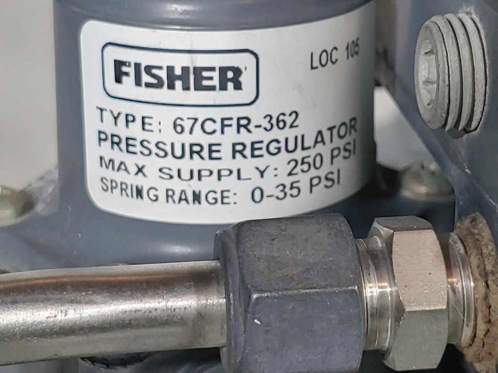 Fisher 3/4" 300# Actuated Control Valve Type 667 w/ Fieldvue Positioner DVC6200