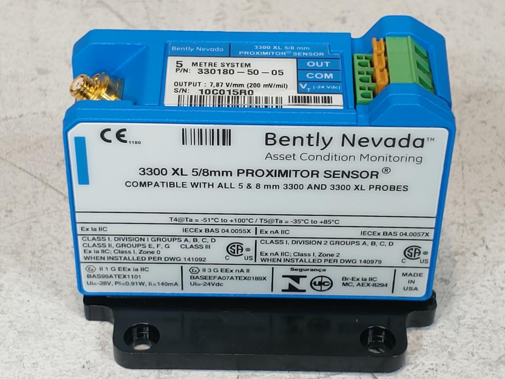 Bently Nevada 3300 XL 5/8 mm Proximitor Sensor 330180-50-05