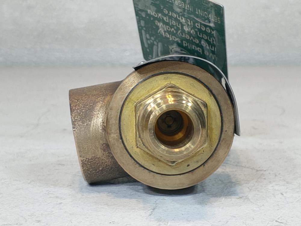 GE Consolidated 1/2" x 3/4" Bronze Relief Valve 2478D-1-31-DA