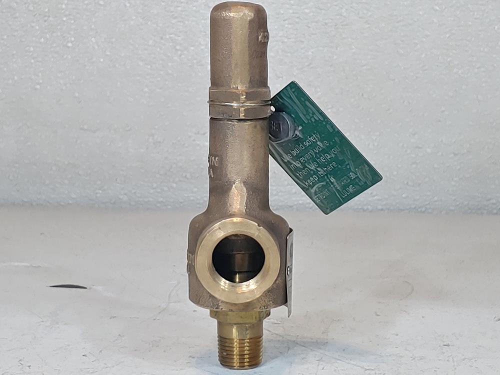 GE Consolidated 1/2" x 3/4" Bronze Relief Valve 2478D-1-31-DA