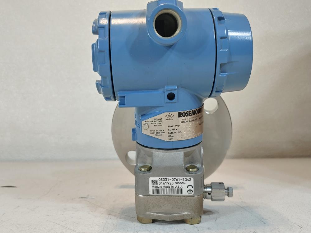 Rosemount 3051 Smart Family Pressure Transmitter 3051L4AGOXD21AAK5M5L5F2