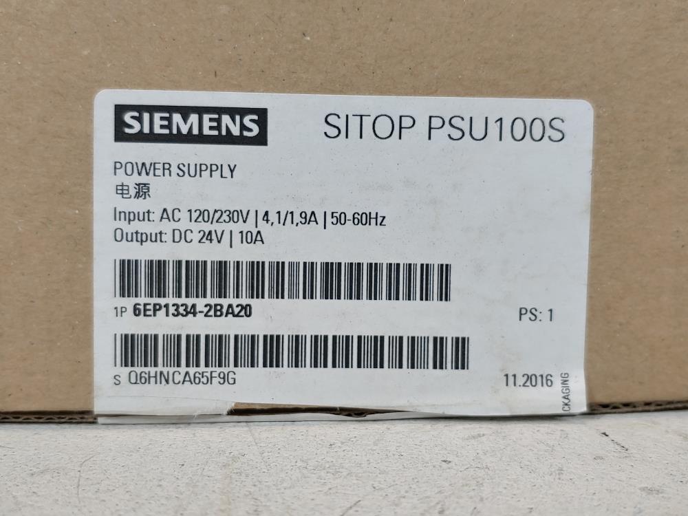 Siemens SITOP Power Supply 6EP1334-2BA20 / SITOP PSU100S