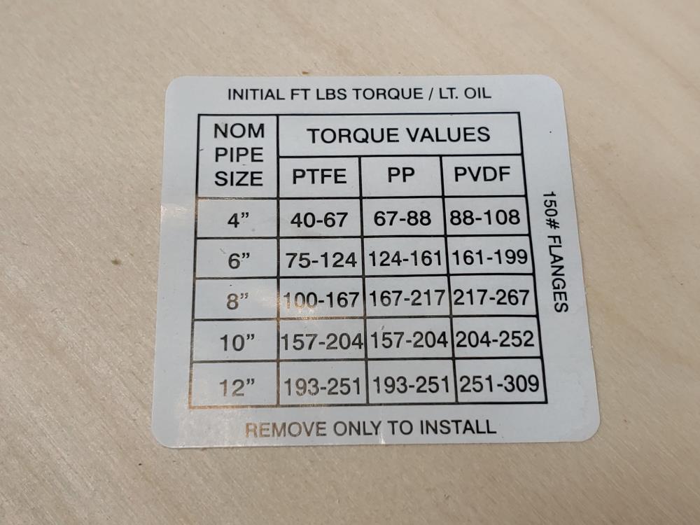 Crane Resistoflex 4" 150# Teflon Lined Expansion Joint A395