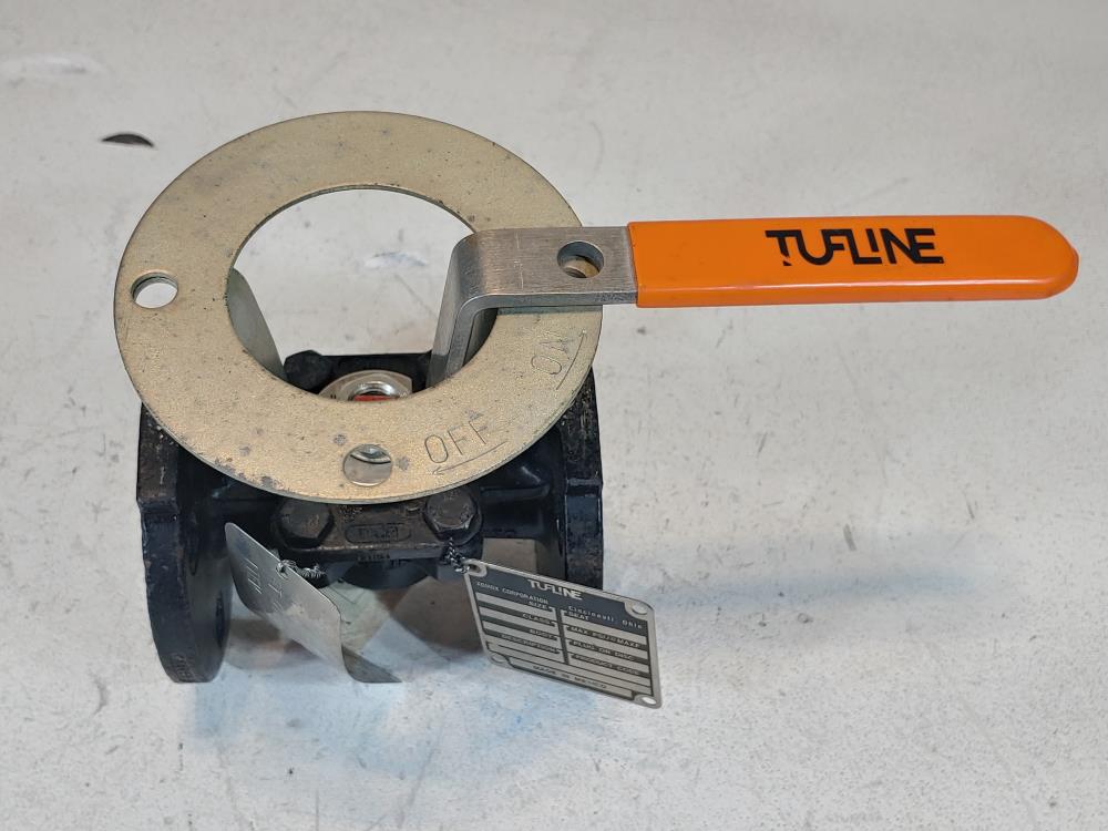 Tufline XOMOX  3/4” 150# WCB Hand Operated RF Plug Valve 067, SC47636