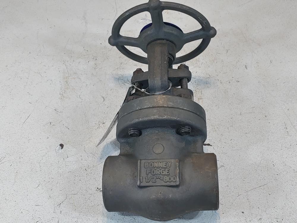 Bonney Forge 1-1/2"  800# Gate Valve SW Ends A105 Fig: HL 11-LE