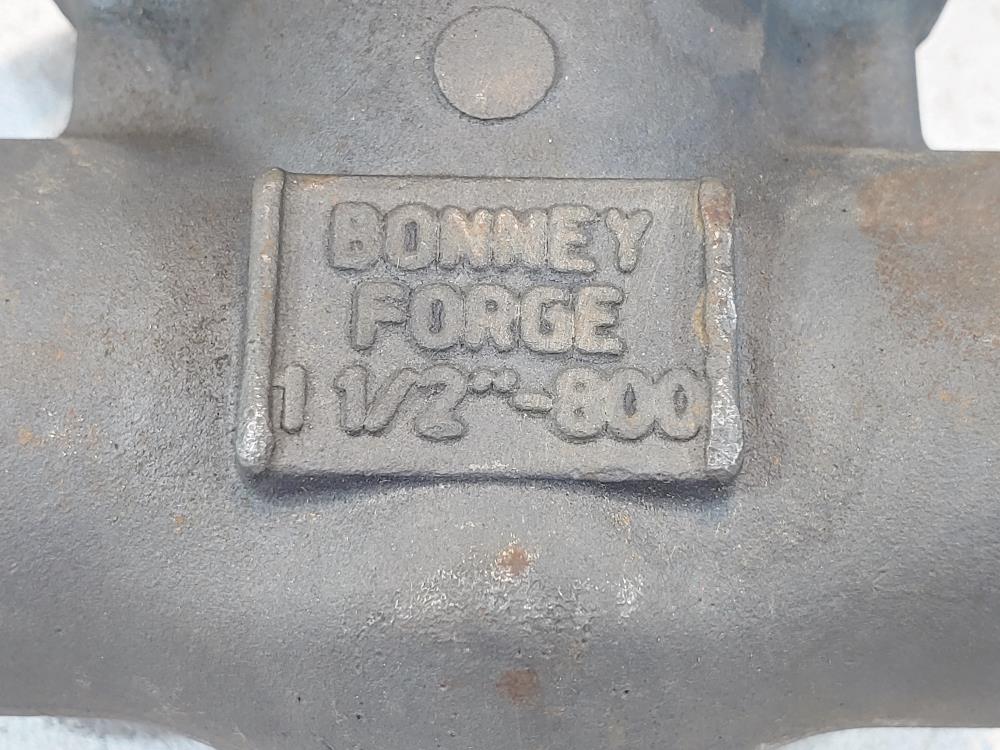 Bonney Forge 1-1/2"  800# Gate Valve SW Ends A105 Fig: HL 11-LE
