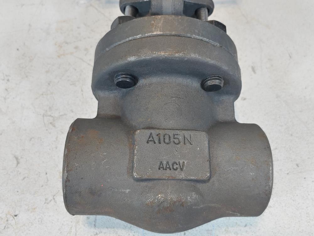 Bonney Forge 1-1/2"  800# Gate Valve SW Ends A105 Fig: HL 11-LE