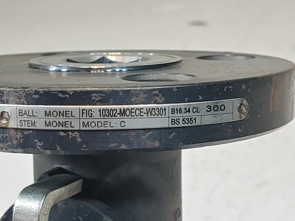 Velan 1" x 3/4" 300#  RF Ball Valve Fig: 10302-MOECE-W3301  Model: C