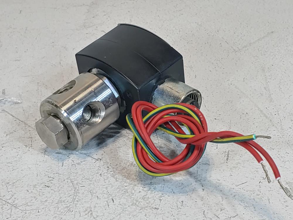 ASCO Red-Hat II 1/4" NPT 3-Way  Solenoid Valve EF8003G1 / EF8320G201