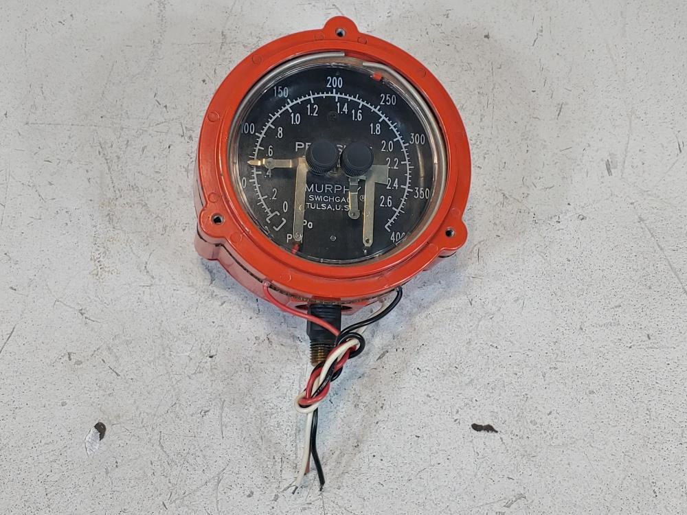 FW Murphy 400 PSI Mechanical Pressure Swichgage OPLFC-S-400