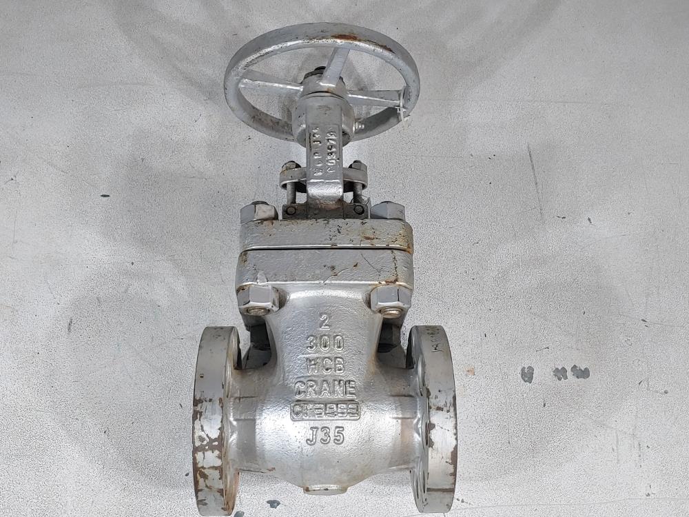 Crane 2" 300# WCB Gate Valve, Fig: C33 XUF