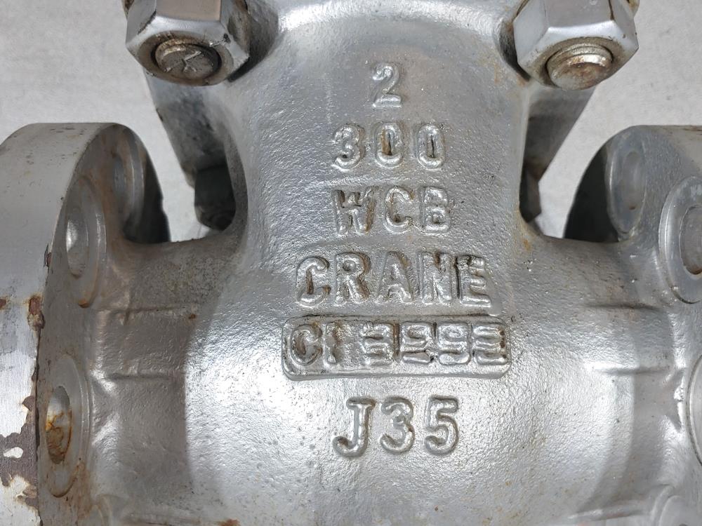Crane 2" 300# WCB Gate Valve, Fig: C33 XUF