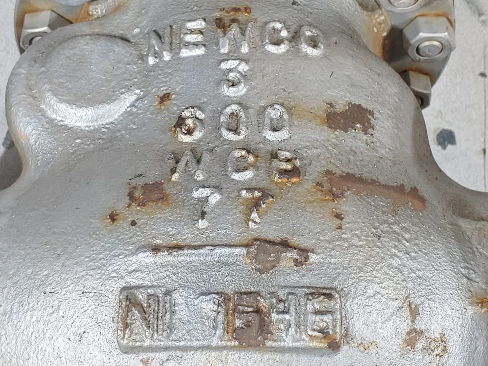 Newco 3" 600# RF Swing Check Valve WCB, FIG: 36FCB2