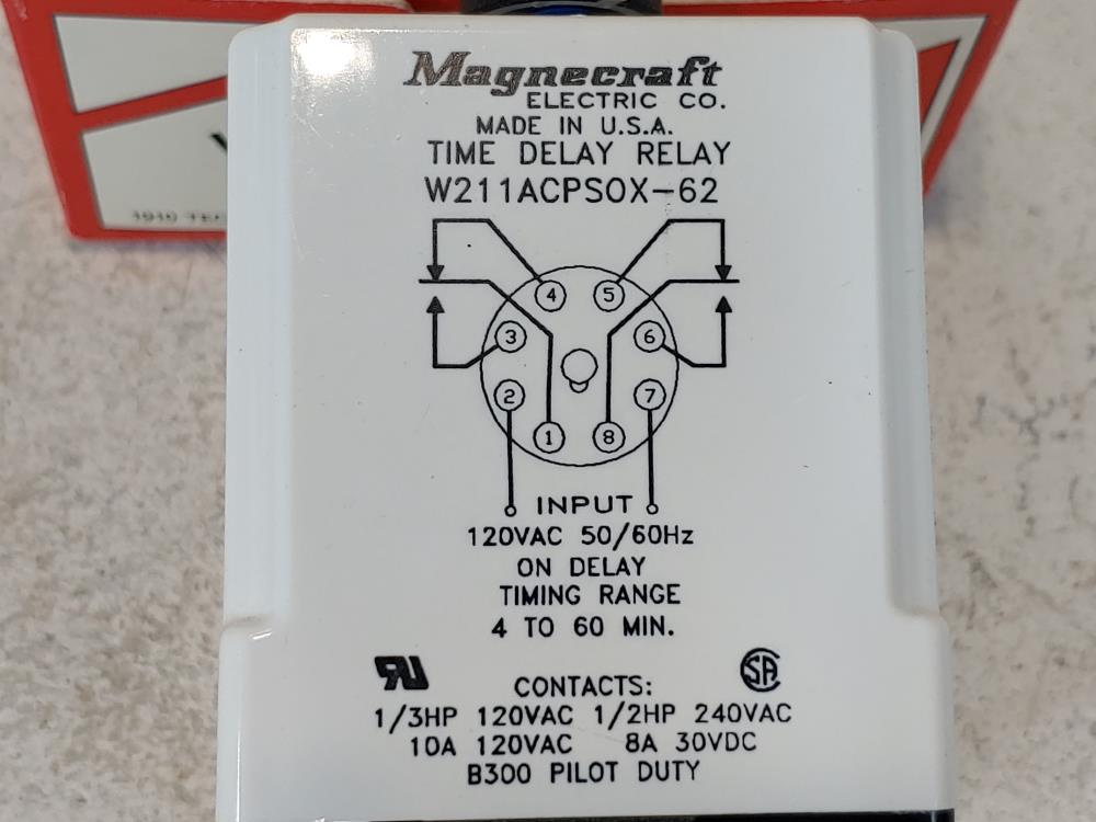 Magnecraft Electromechanical Relay W211ACPSOX-62