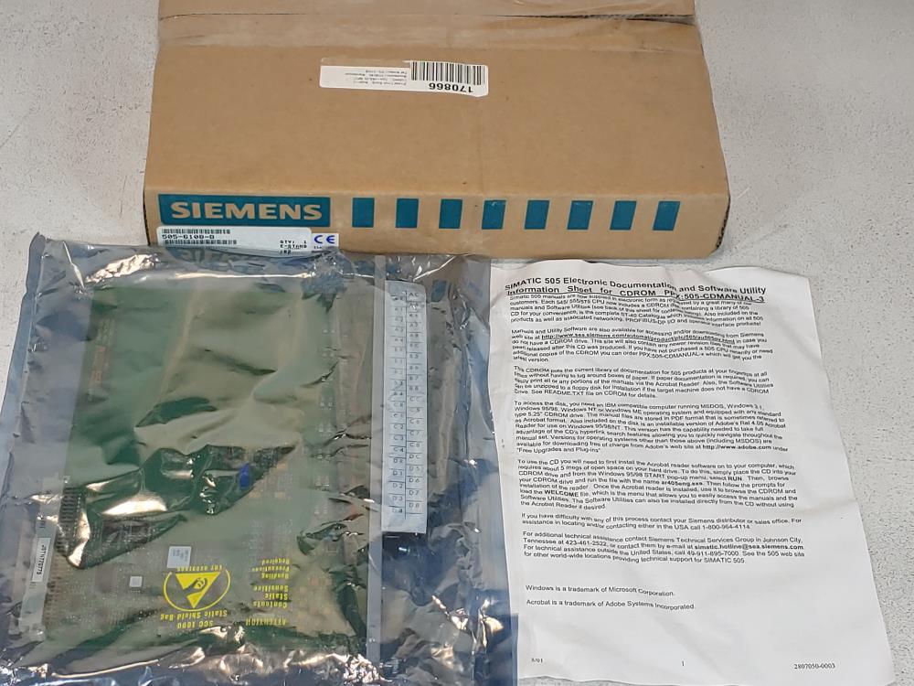 Siemens 505-61088 8-Channel Analog Input 