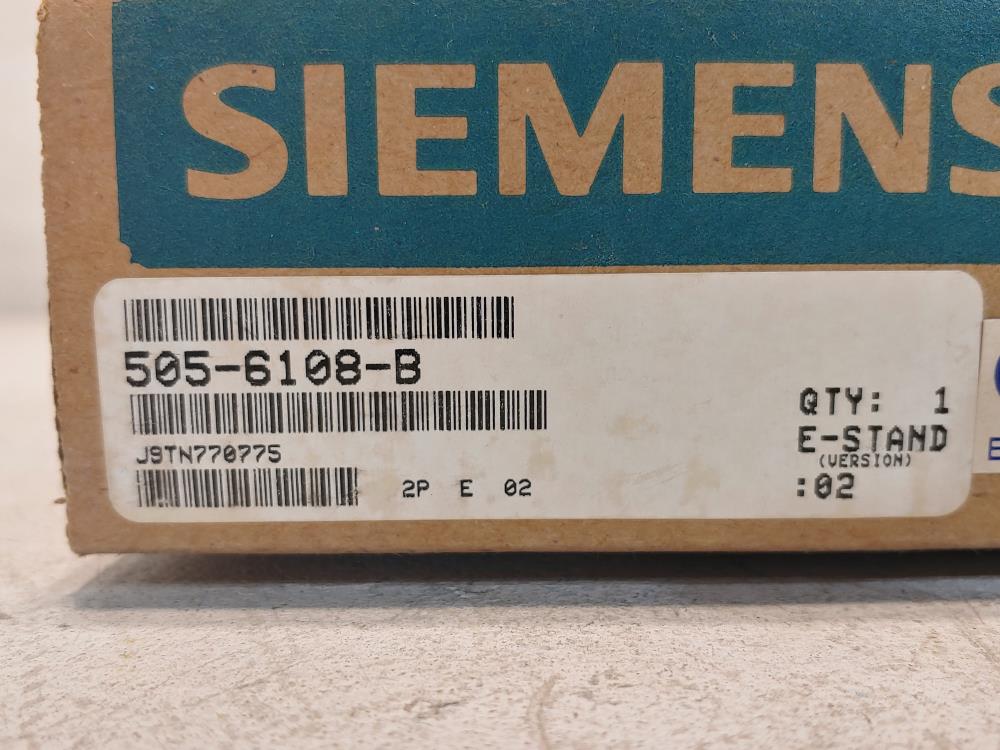 Siemens 505-61088 8-Channel Analog Input 