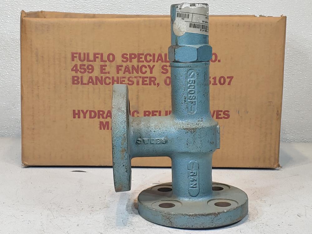 Fulflo Hydraulic Bypass Relief Valve 1" X 1" 300# VSF-5RV-XS