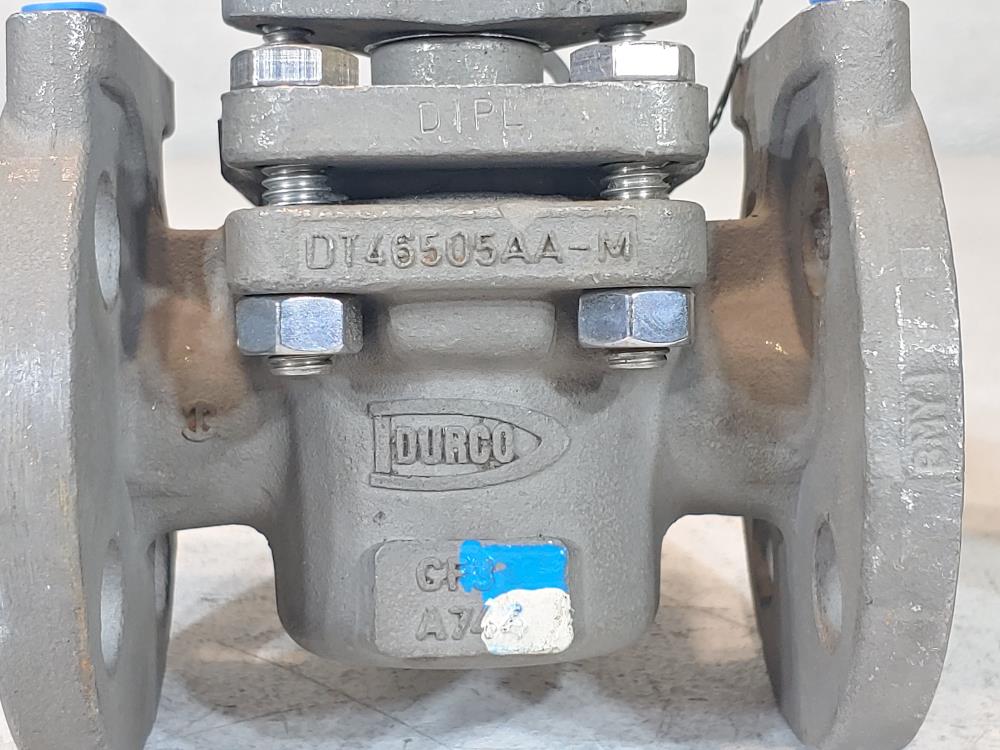 Durco 1/2" 150# CF3 G411 Plug Valve # 5-G4-11C990T0M1GAQ-CM2083