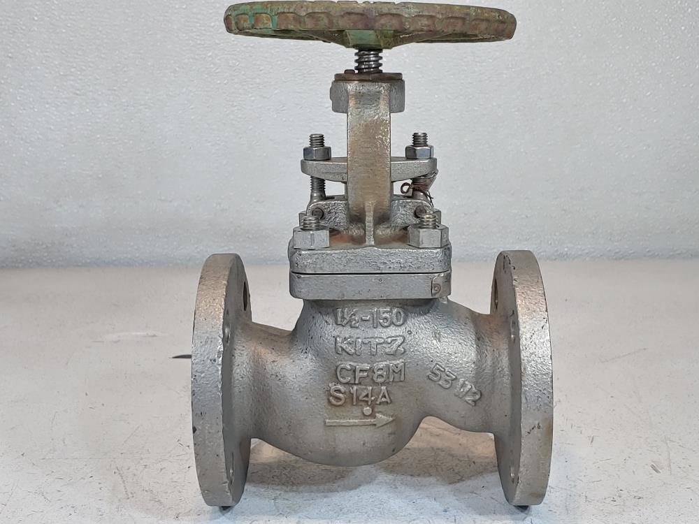 Kitz 1-1/2" 150# CF8M Globe Valve, Fig# 150UPAM