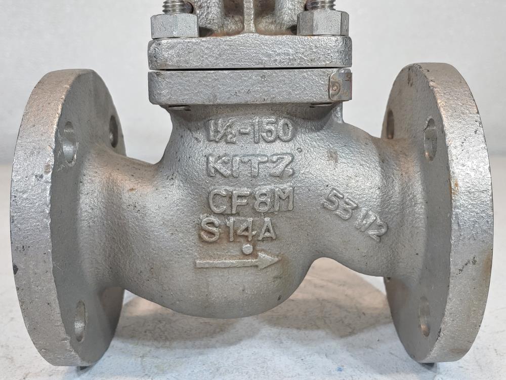 Kitz 1-1/2" 150# CF8M Globe Valve, Fig# 150UPAM