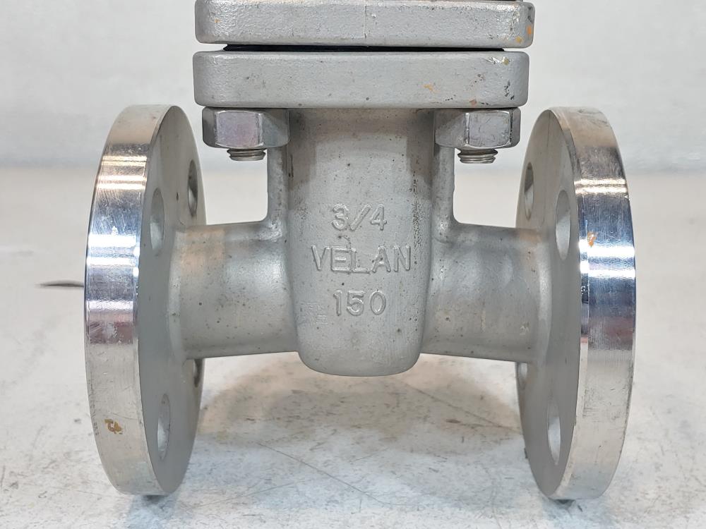 Velan 3/4" 150#  CF8M Gate Valve, F04-0064C-13GX