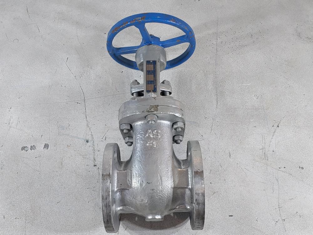 AIL 3" 150# CS RF WCB/A-20 Flanged Gate Valve