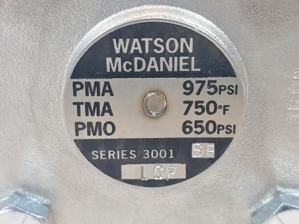 Watson McDaniel Series 3001 WT3001SB-13-N Thermostatic Steam Trap 3/4" NPT 