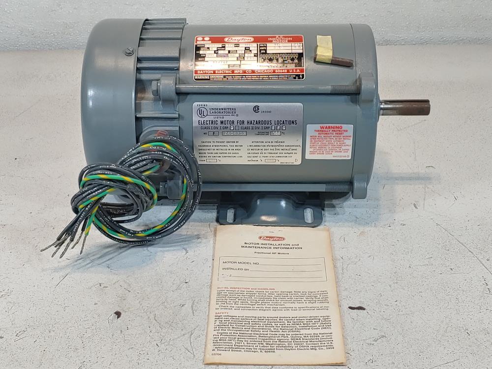 Dayton Hazardous Location 1/2HP Motor 6K039P