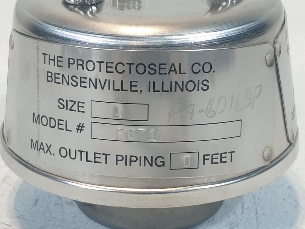 Protectoseal 1" Mushroom Vent Flame Arrester Model# F671