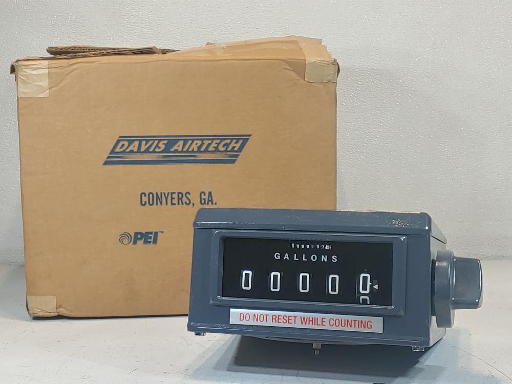 Davis Airtech Veeder Root Mechanical Meter Register Model 788700002
