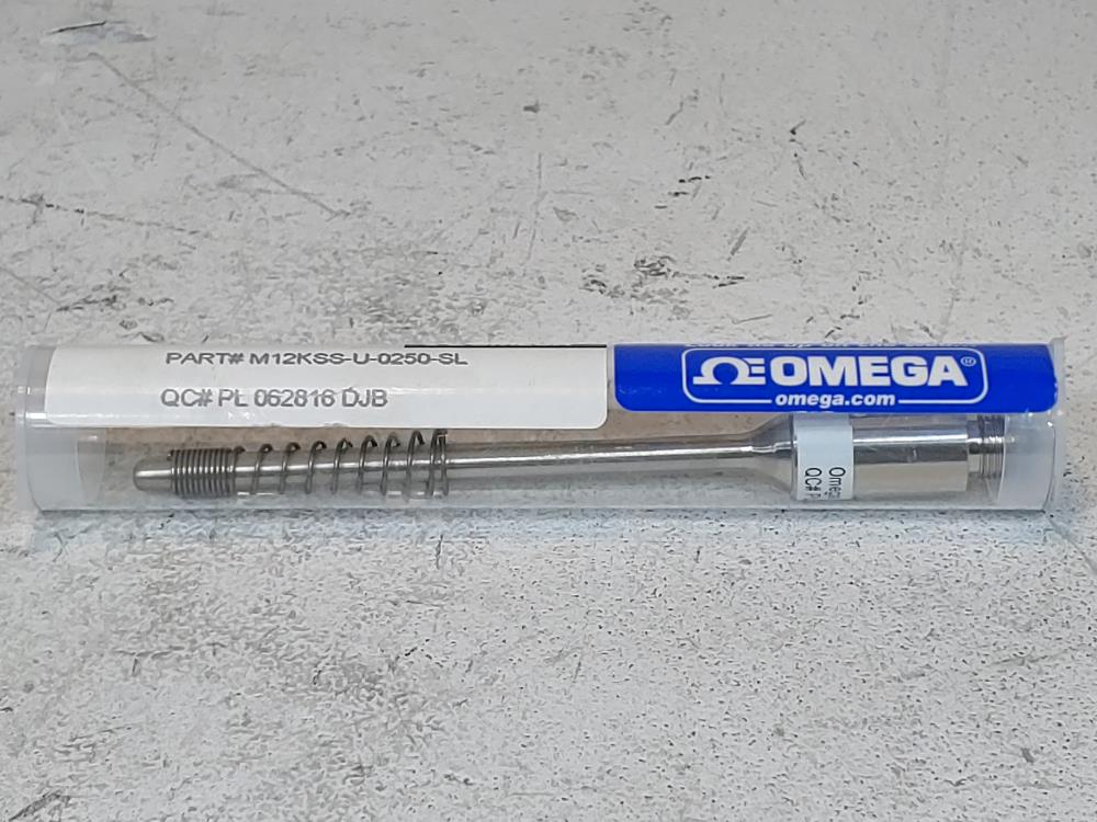 Omega M12KSS-U-0250-SL Thermocouple Sensors for Spring Loading in Thermowells