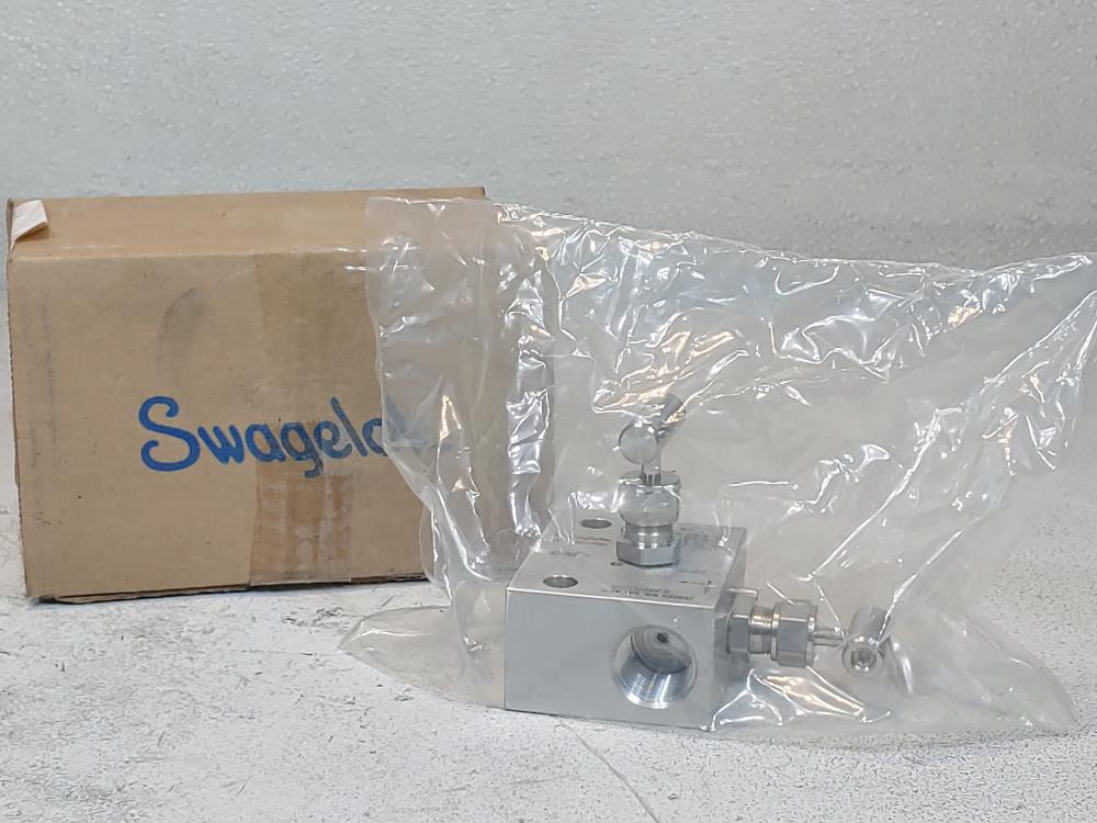 Swagelok SS-V2BF8 Stainless Steel Instrument Manifold 1/2" FNPT, Ball Tip