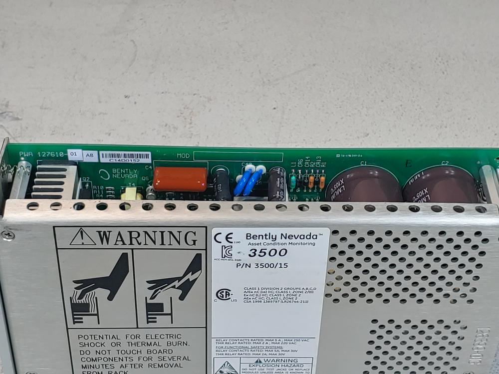 Bently Nevada 3500/15 AC Power Supply