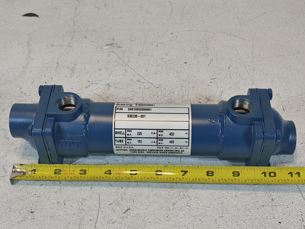 ITT Standard SSCF Stainless Steel Shell & Tube Heat Exchanger SN516002008001