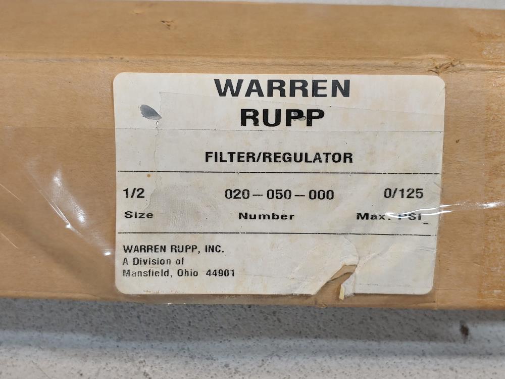 Warren Rupp Filter / Regulator 020-050-000