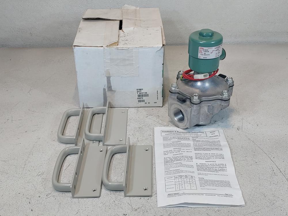 Asco 1" Air And Gas Solenoid Valve 8215B050