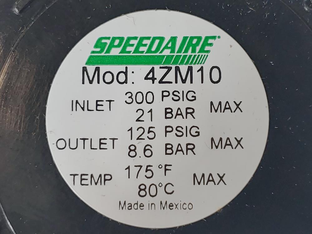 Speedaire Compressed Air Regulator 4ZM10