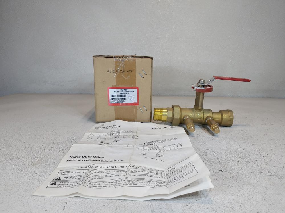 Bell & Gossett 3DV-1NMF Triple Duty Valve 1" 