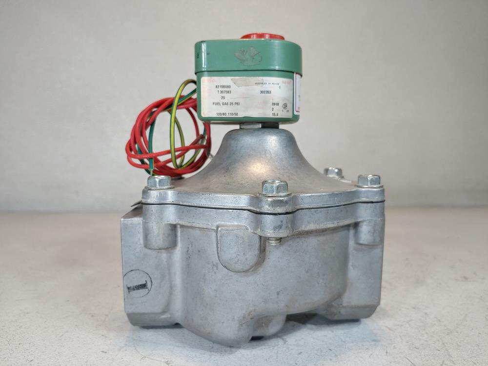 Asco 2" Air and Fuel Gas Solenoid Valve 8215B080