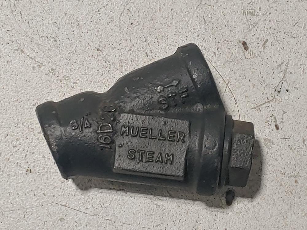 Lot of (8) Mueller 3/4" 250 SWP Steam "Y" Strainer 75-11M-01