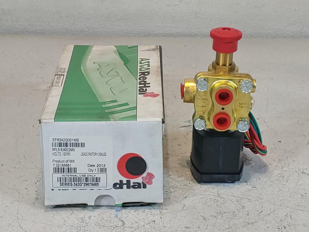 Asco 1/4" Solenoid Valve EF8017G2 / EF8342G001MS