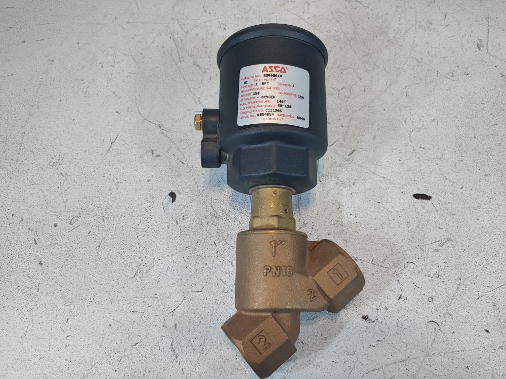 Asco 1" Angle Body Piston Valve 8290B010